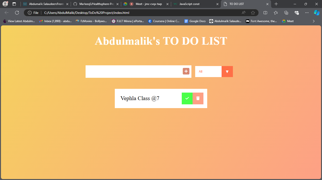 To-Do List
